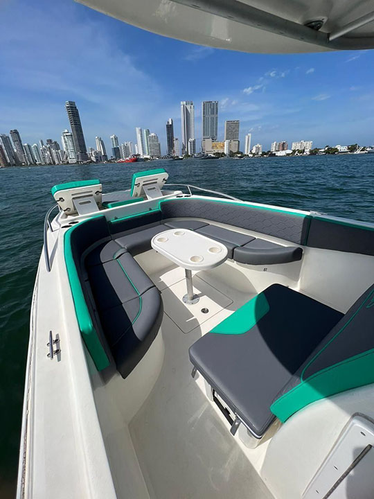 Botegena Cartagena Colombia Boat Rentals Azulejo 1