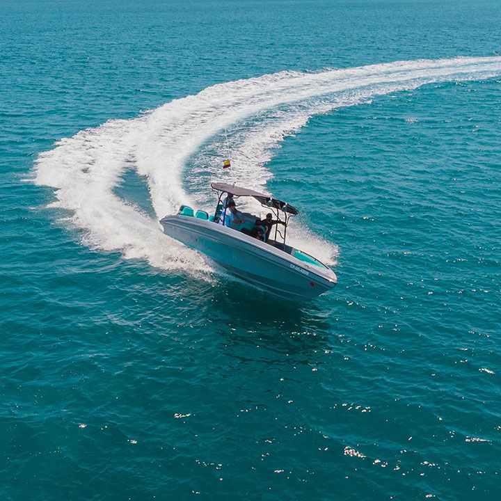 Botegena Cartagena Colombia Boat Rentals Poseidon 1