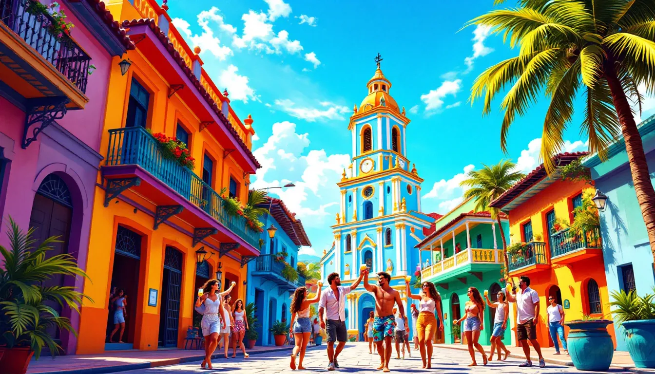 A scenic view of Cartagena, perfect for planning a bachelor party.