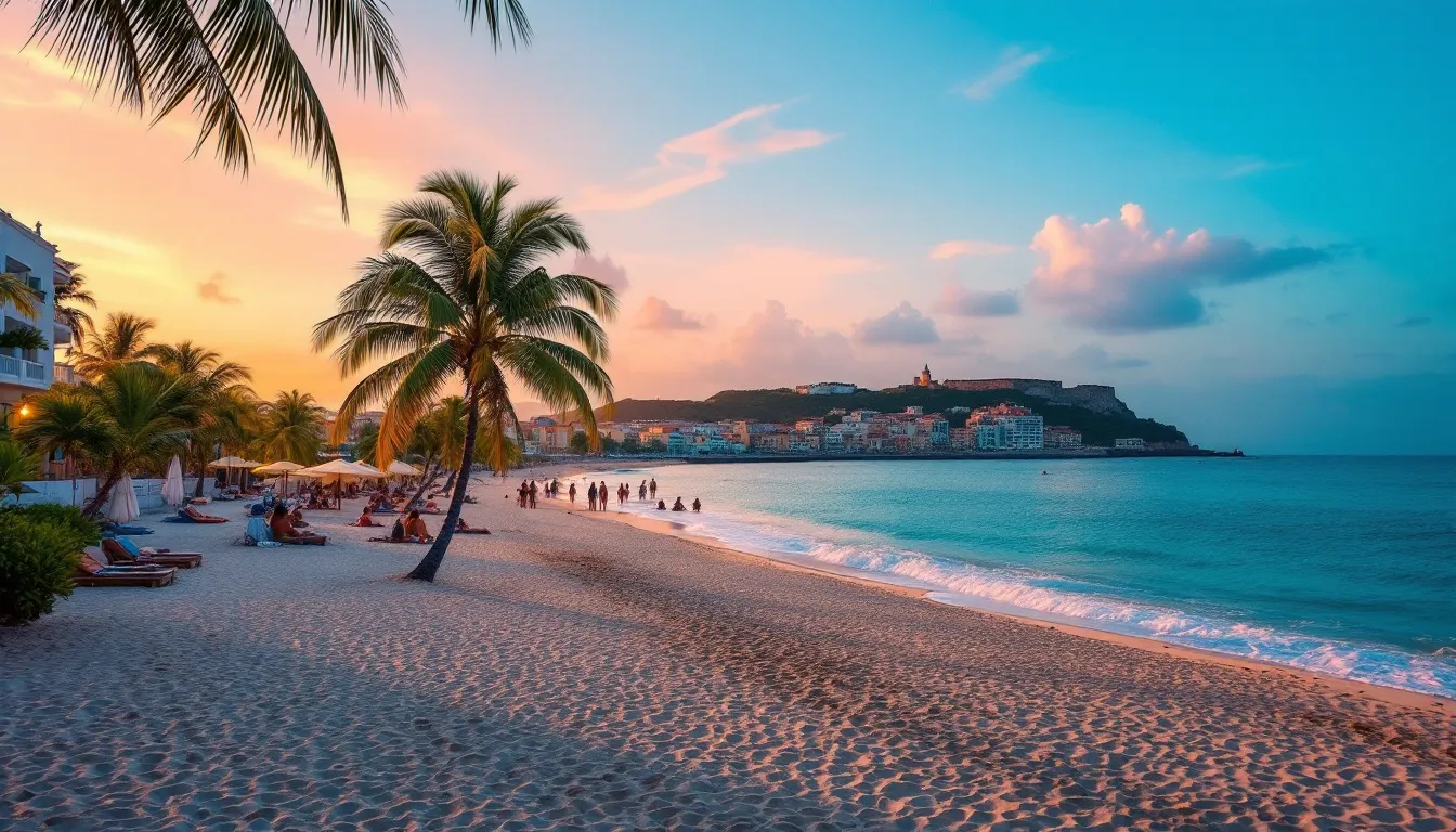 A serene view of Playa Blanca, a beautiful beach destination for those visiting Cartagena.