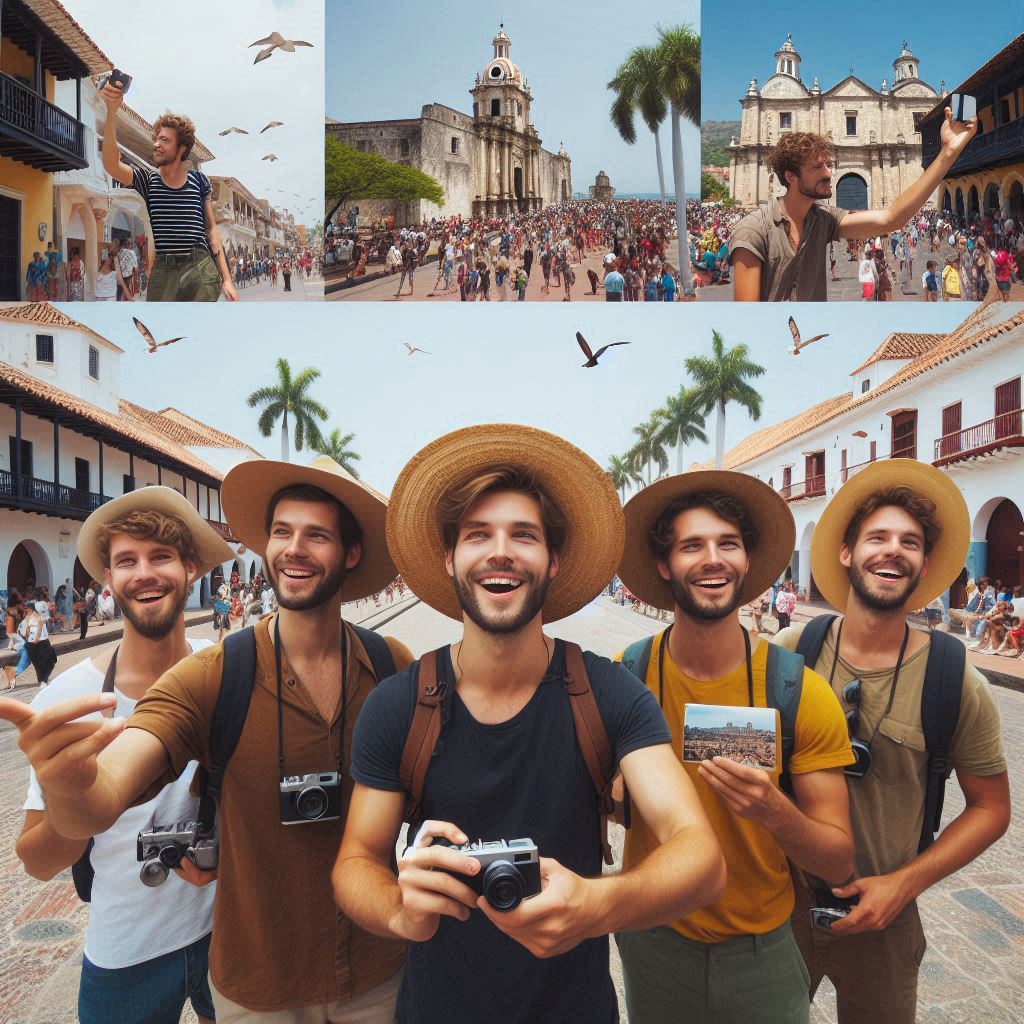 tourist from Holland rent boat Botegena in Cartagena