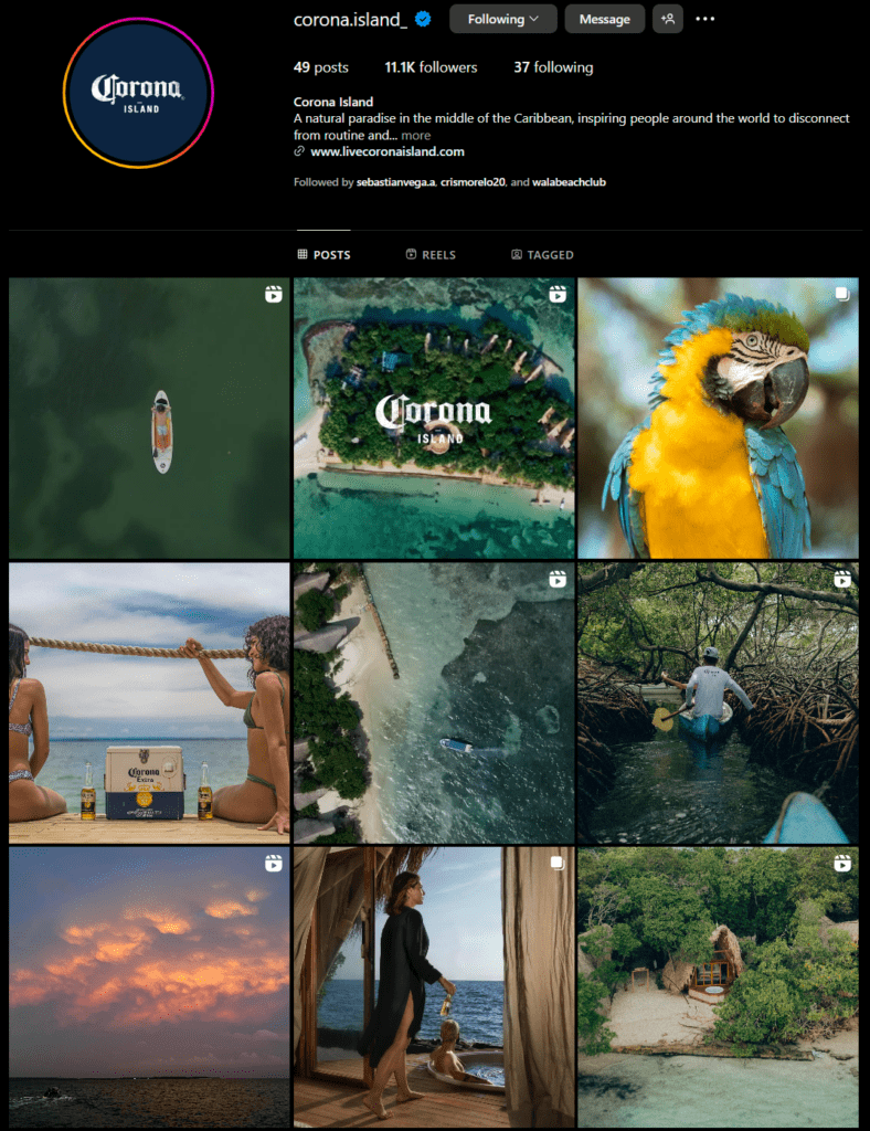 corona island istagram page cartagena colombia yacht birthday party