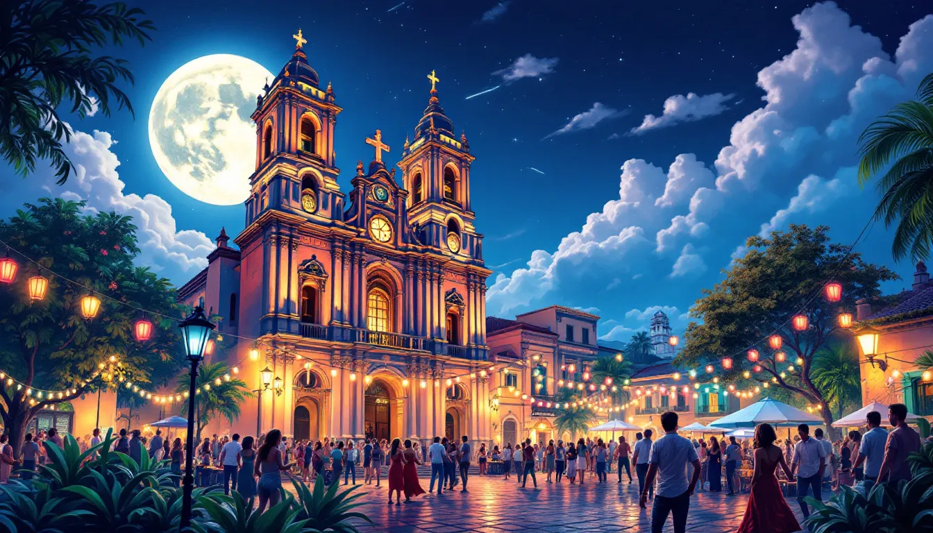 The lively nightlife scene in Cartagena, perfect for entertainment seekers.