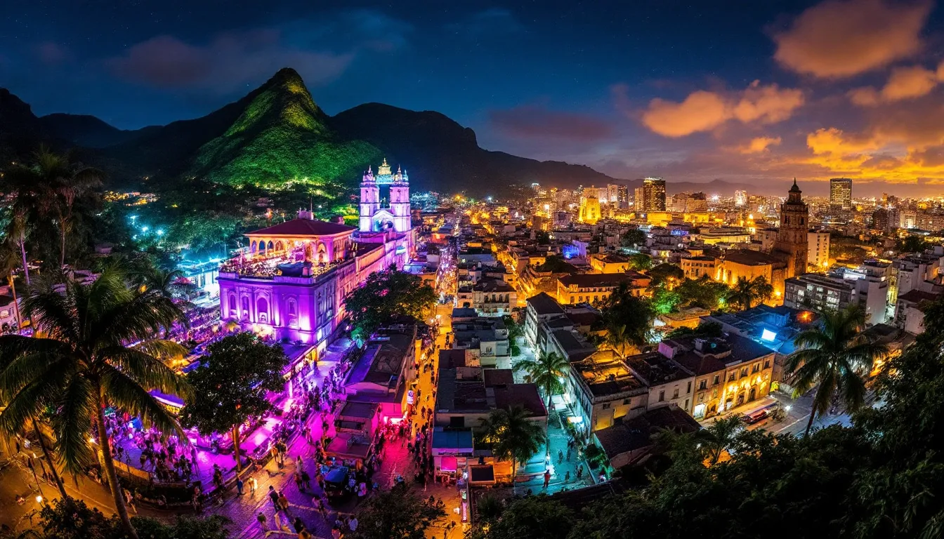 Vibrant nightlife scenes in Medellin and Cartagena.