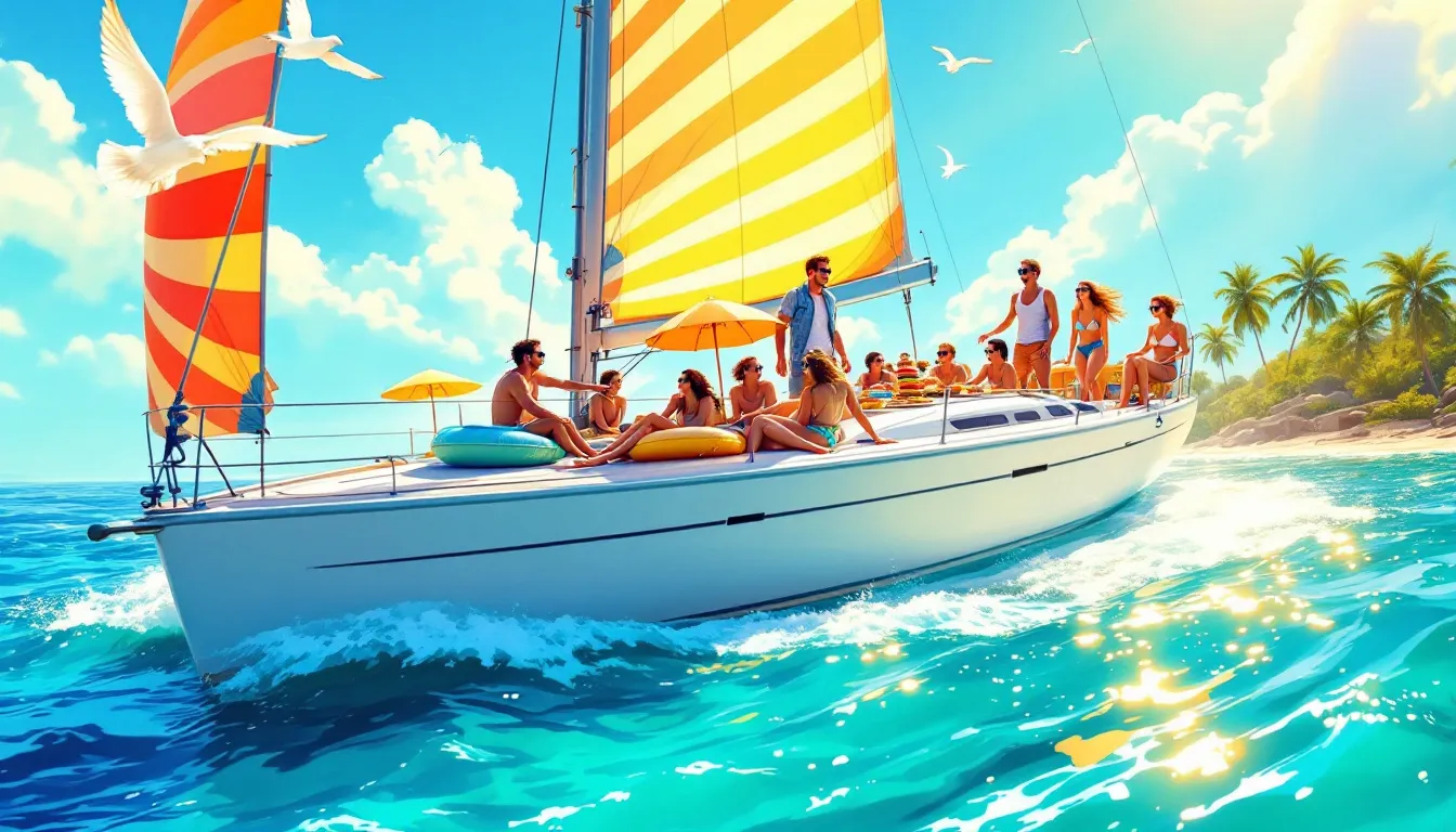 Modern hits that create a lively atmosphere for a boat party.