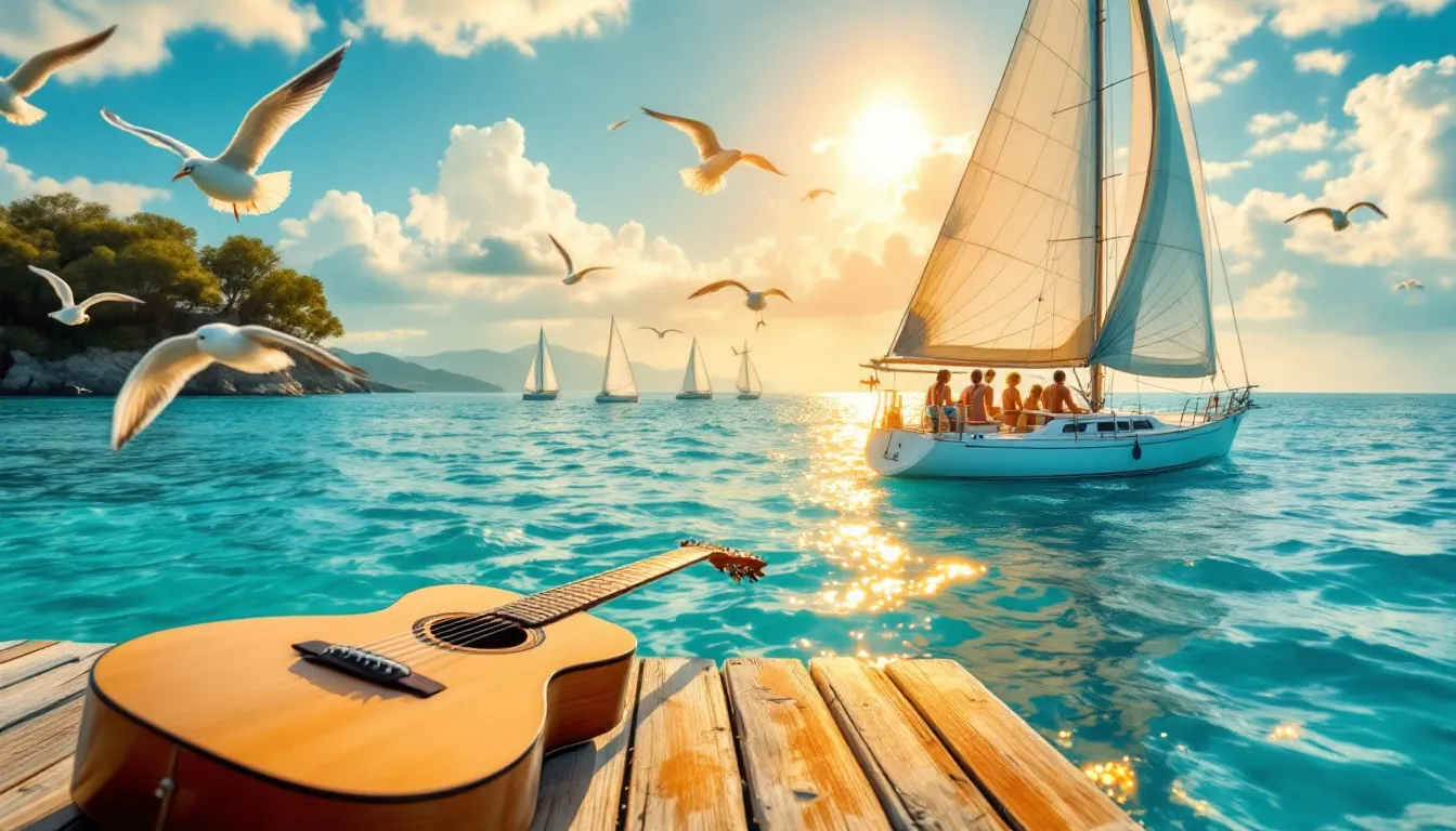 Rock classics that inspire adventurous sailing experiences.