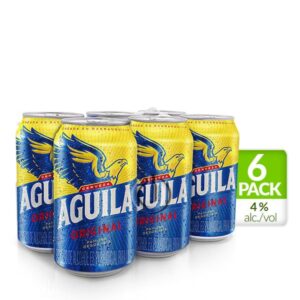 add aguila 6 pack to your boat rental island tour