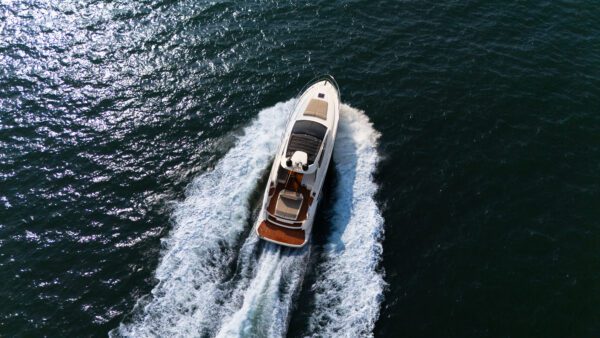 Guests boarding Myriam Esther V for a private tour