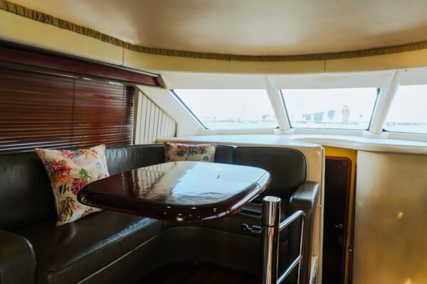 Luxury interior lounge of Chanul with panoramic ocean views