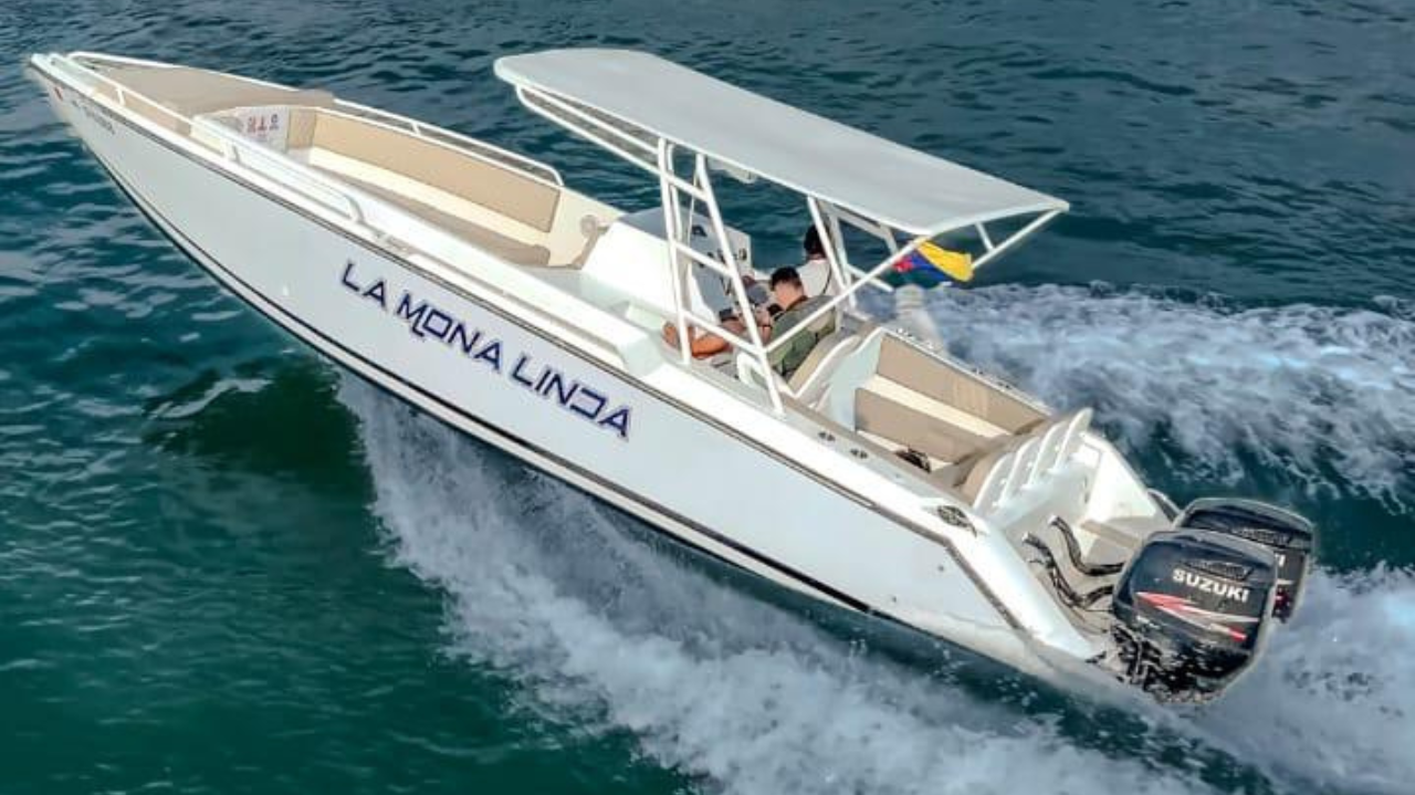 Available boat to rent in Cartagena. Mona Linda