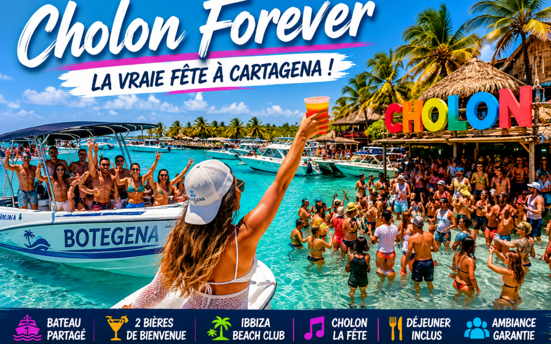 Cholon Forever Party Tour : l’option parfaite pour faire la fête à Cartagena sans louer un bateau privé