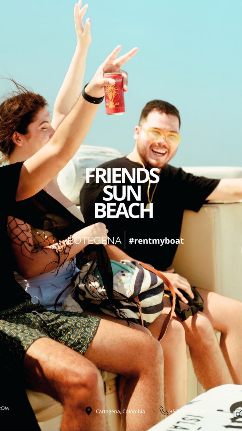 Image for the Tweet beginning: FRIENDS. SUN. BEACH. ☀️🍻
That’s the